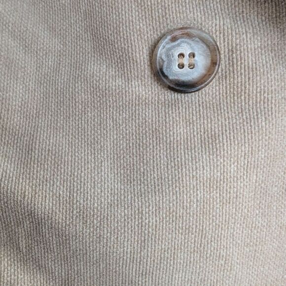 A.B.S.  Allen Schwartz micro Corduroy Unique Trench Size S - Picture 14 of 14